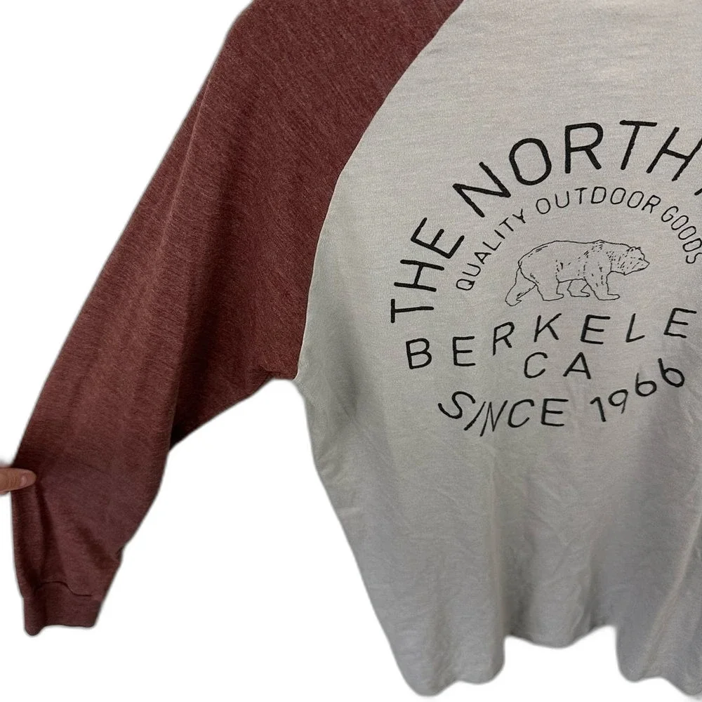 The North Face Men’s Berkeley California Raglan Long Sleeve Tee Size Small